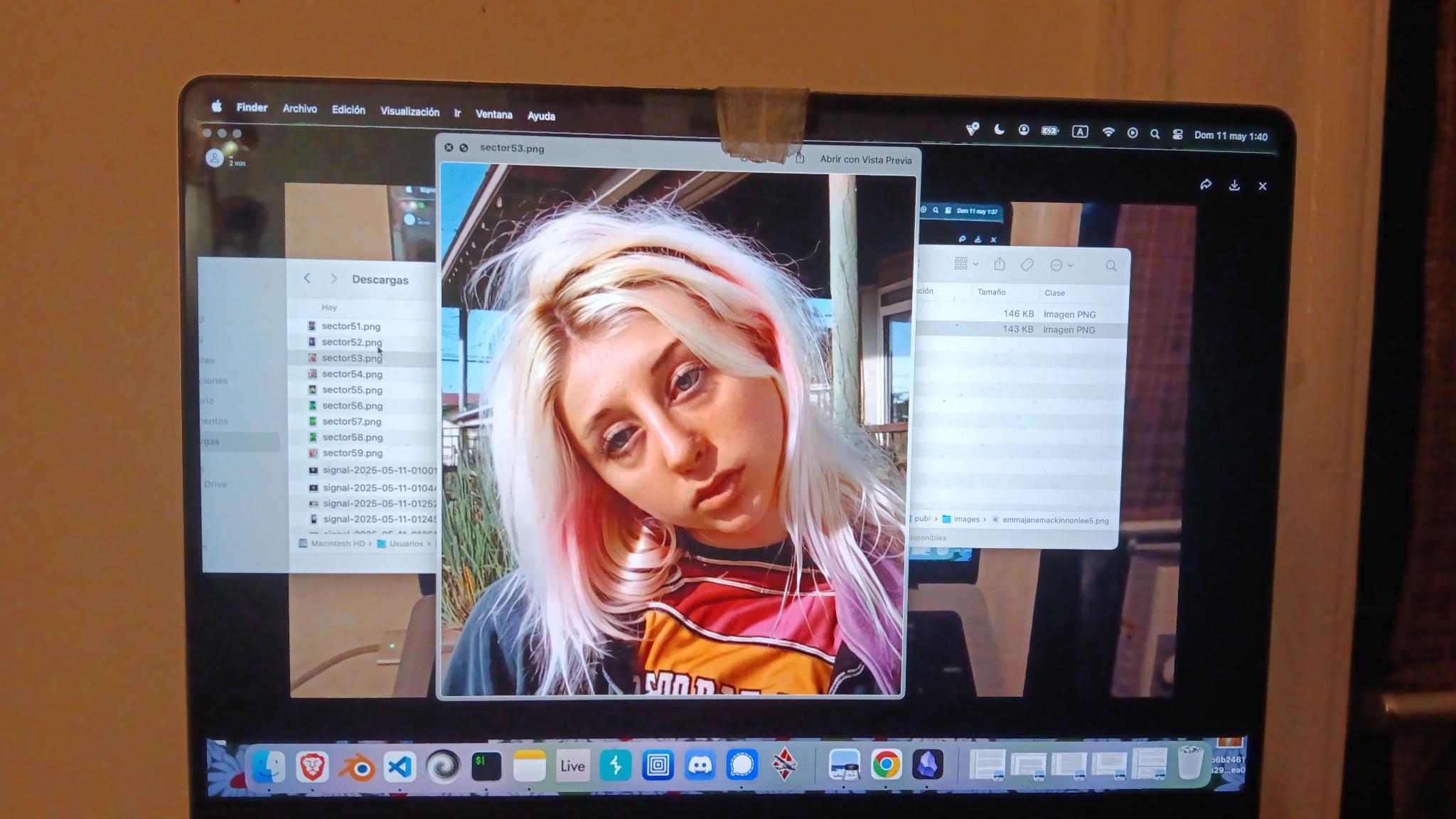 Emma-Jane MacKinnon-Lee between shadows.